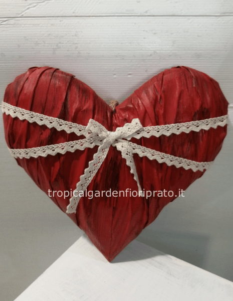 Cuore grande rosso
