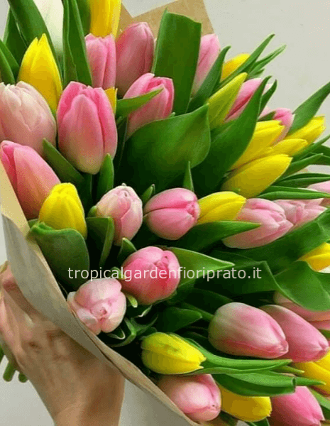 Bouquet di tulipani multicolor
