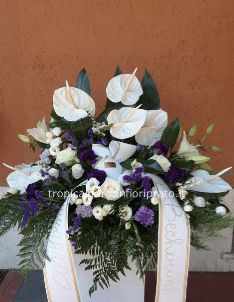 Cuscino essenziale colore bianco, lilla e viola