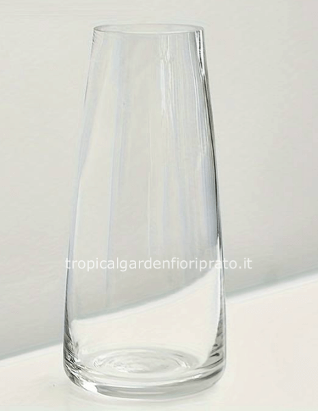 Vaso vetro per fiori altezza 22 cm