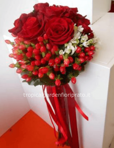 Bouquet a scettro altezza 60 cm