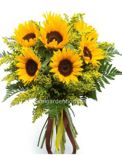 Bouquet di girasoli