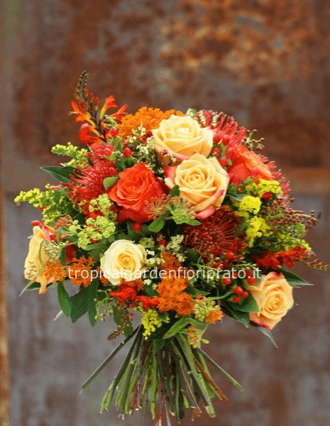 Bouquet compatto autunnale