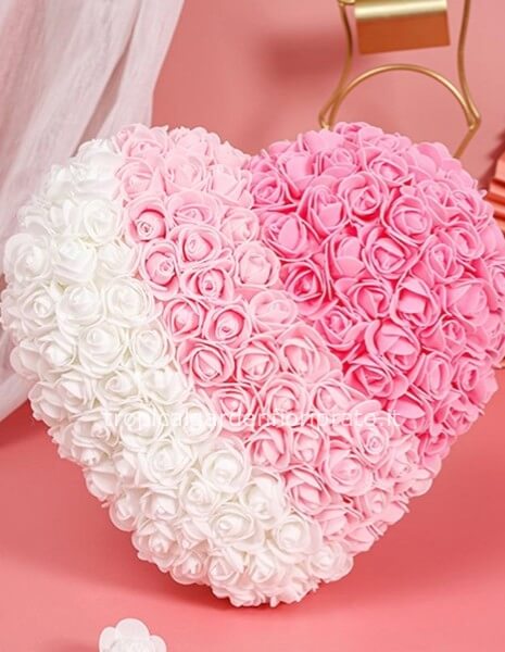 Cuore di rose foam 21 cm