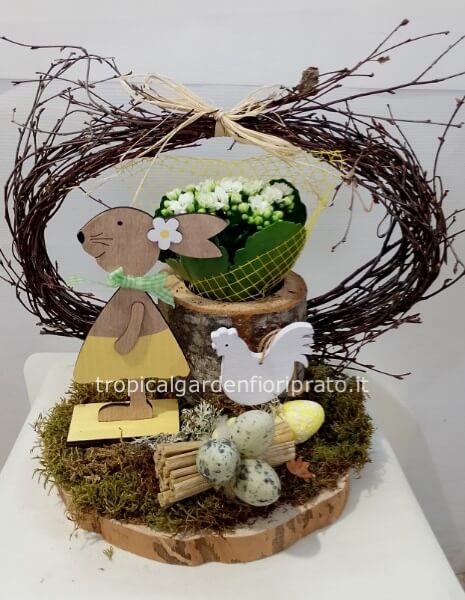 Composizione pasquale creativa