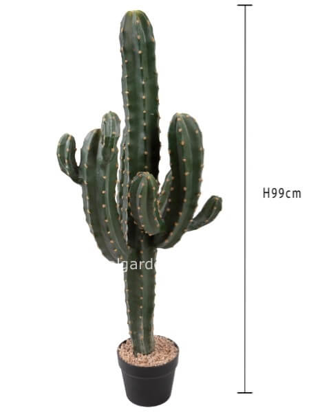 Pianta grassa artificiale CACTUS CERFUS h 99 cm