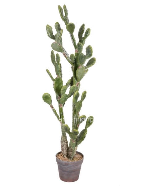 Pianta grassa artificiale CACTUS OPUNTHIA altezza 130 cm