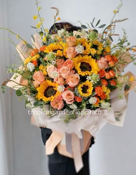 Bouquet Deluxe orange lemon