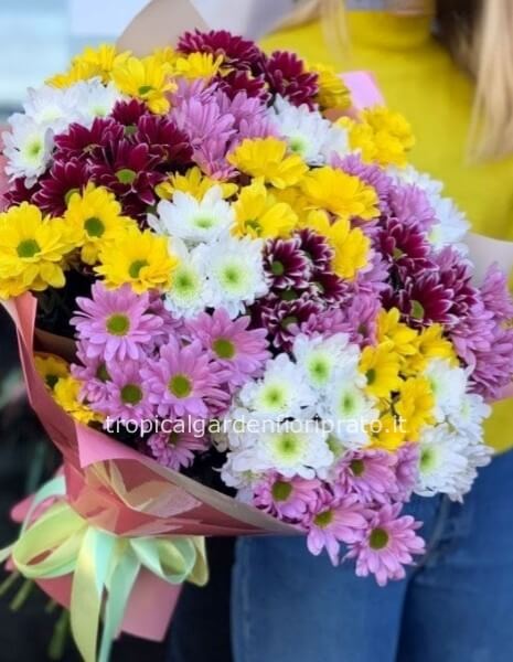 Bouquet di margherite colorate