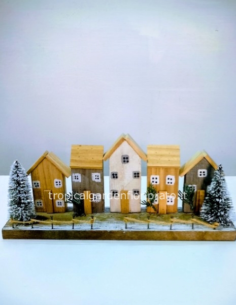 Villaggio Natale in legno